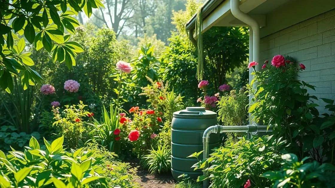 Vantagens de ter um jardim com reaproveitamento de água