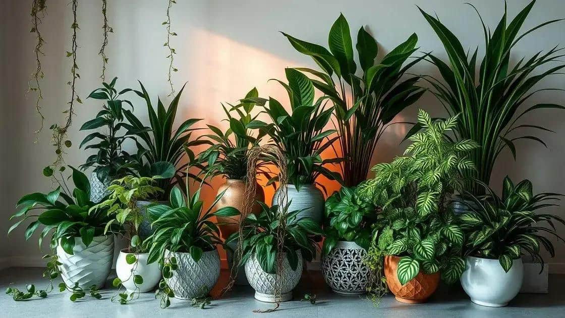 Combinações de plantas para decoração