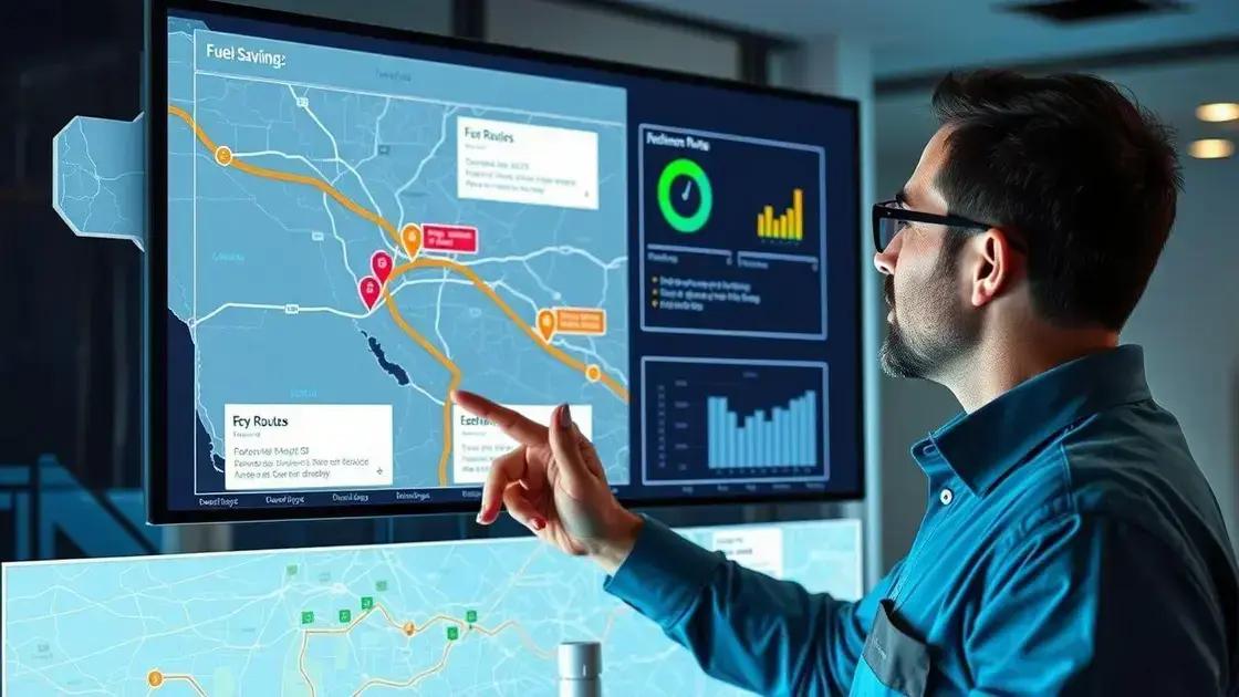 Como otimizar rotas e economizar combustível