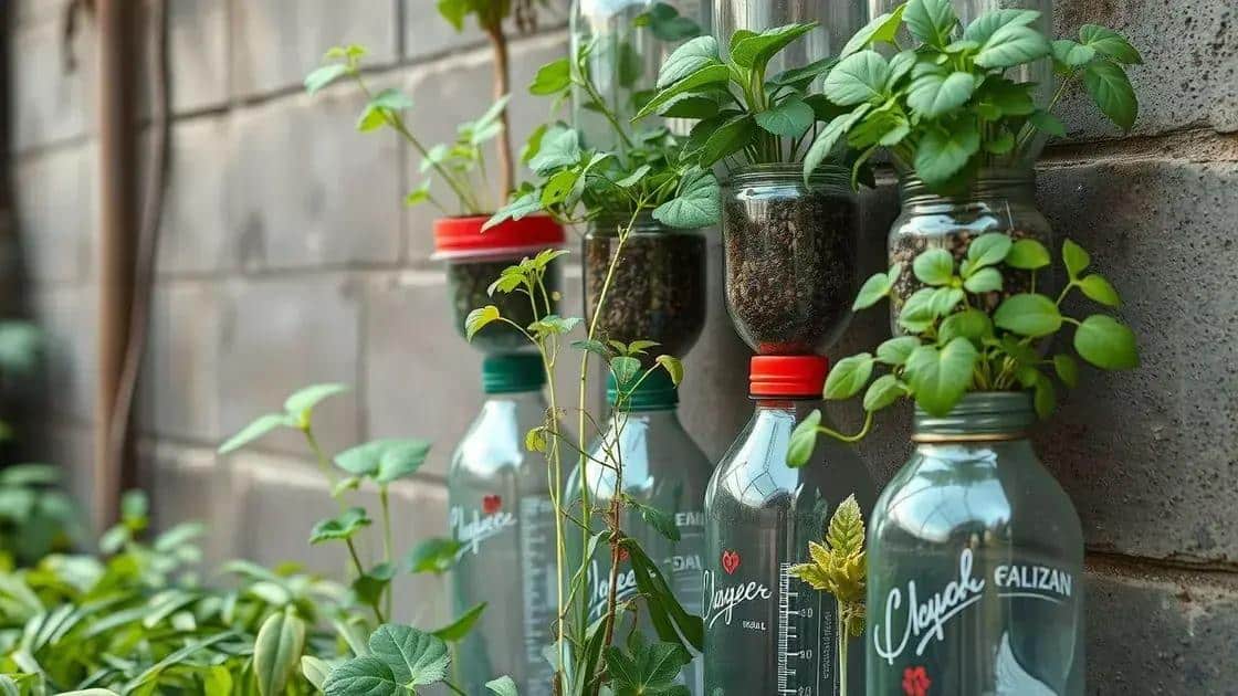 Vantagens do cultivo em garrafa pet