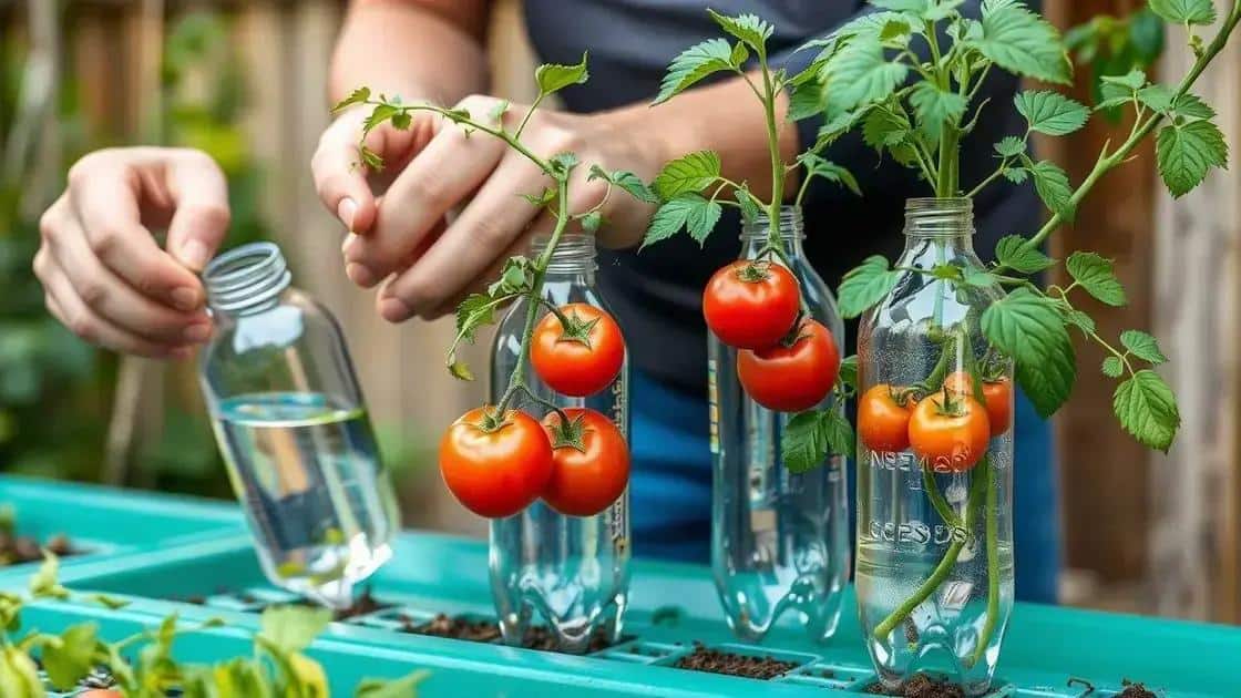 Cuidados específicos com tomates em garrafa