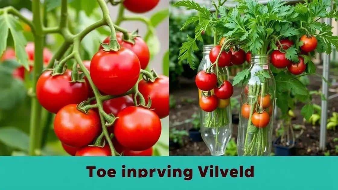 Dicas para maximizar sua colheita de tomates