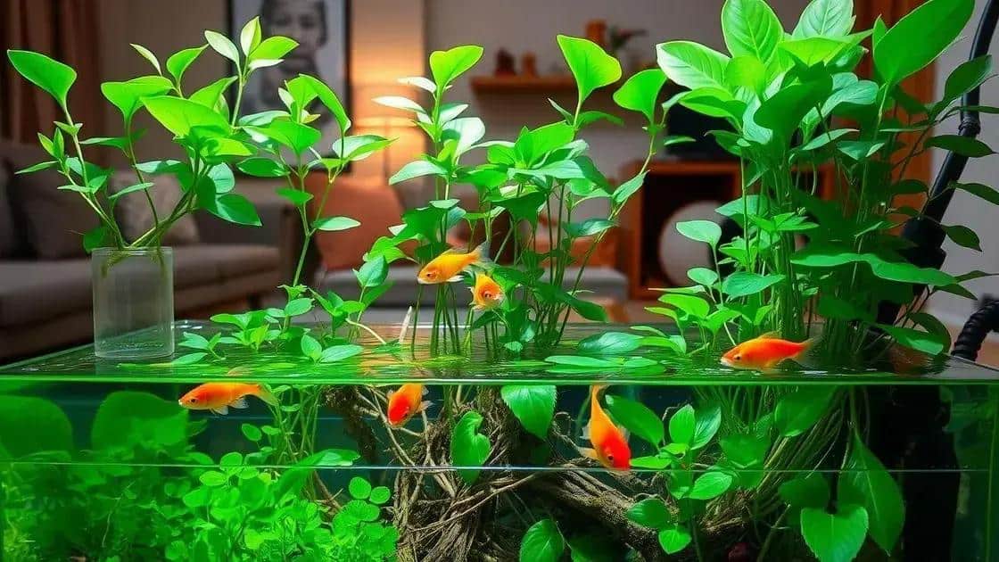 Vantagens de utilizar aquaponia em casa