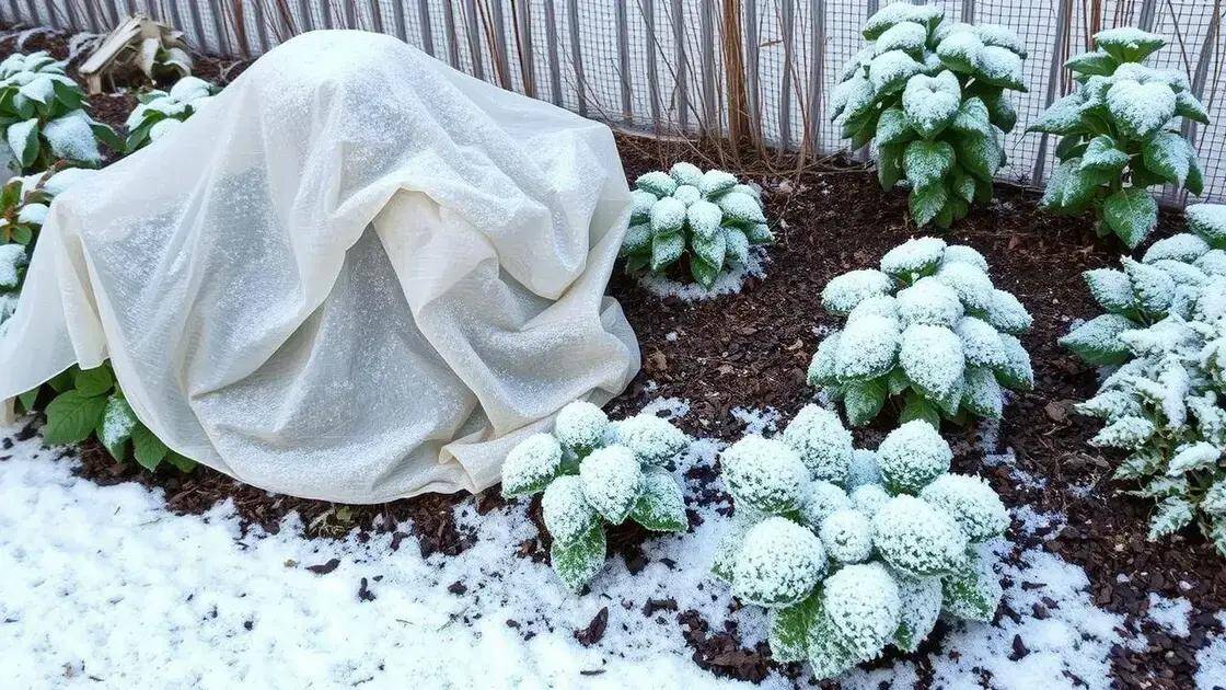 como proteger suas plantas do frio