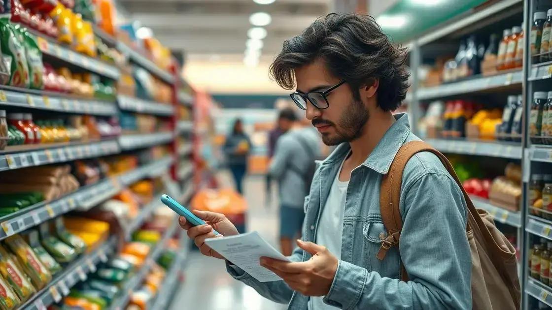 Estratégias para economizar no supermercado
