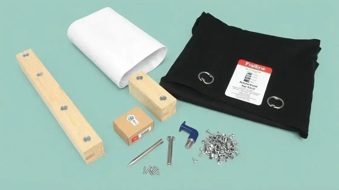 materiais necessários para um pergolado simples