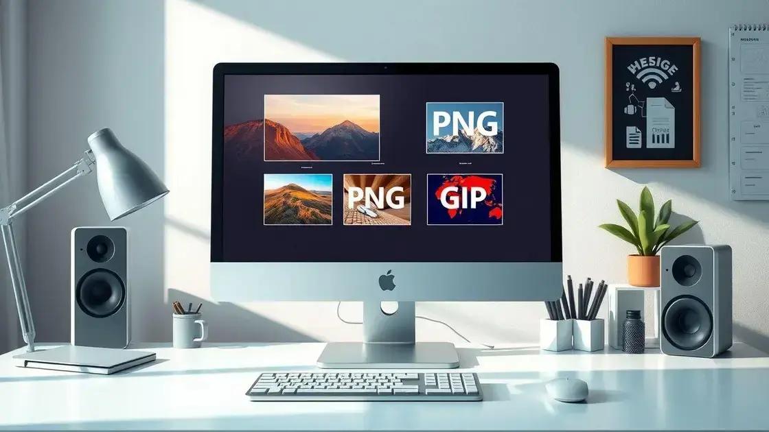 como escolher o formato ideal para suas imagens