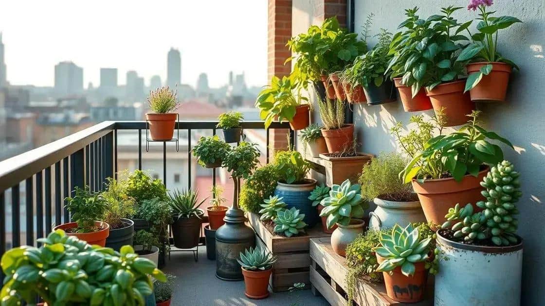 Jardinagem em espaços pequenos: o que você precisa saber