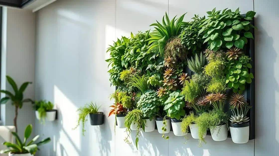 Como montar um jardim vertical em casa