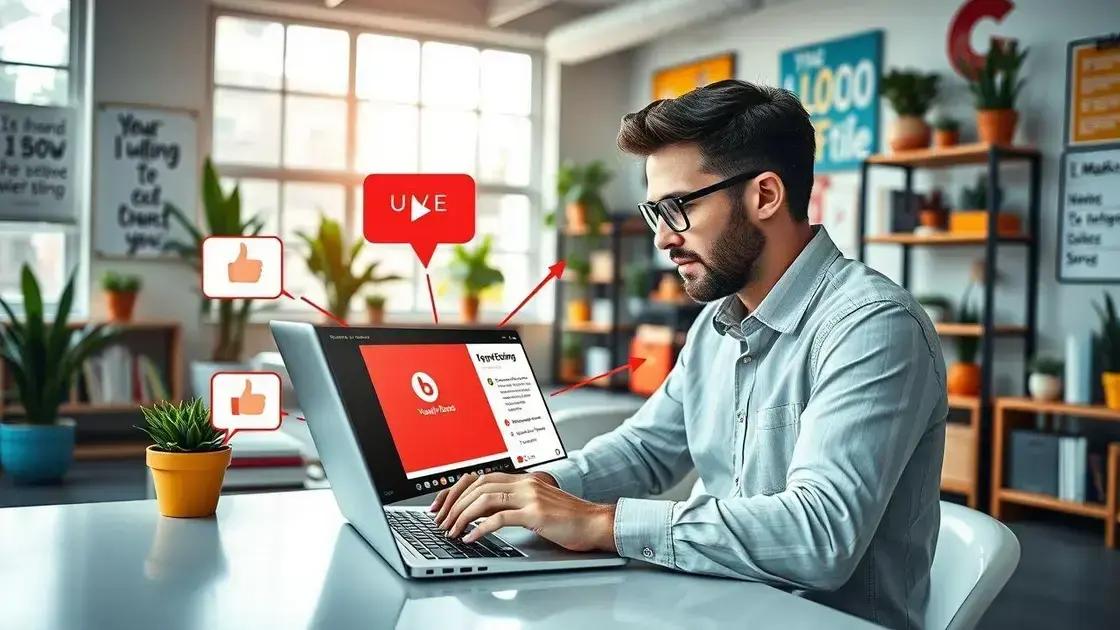 Descrição, links e otimização do SEO interno do vídeo