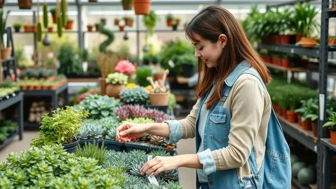 Escolhendo as plantas ideais para iniciantes