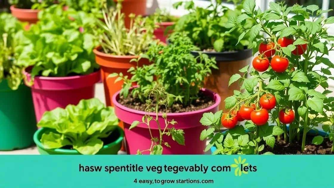 como escolher os vegetais certos para iniciantes