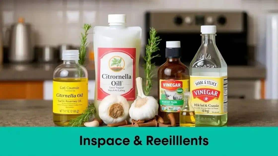 Receitas caseiras para repelentes naturais