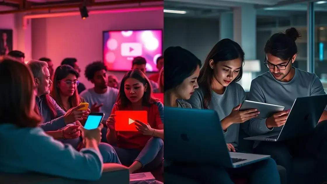 diferenças no comportamento do público e nos objetivos diferenças no comportamento do público e nos objetivos