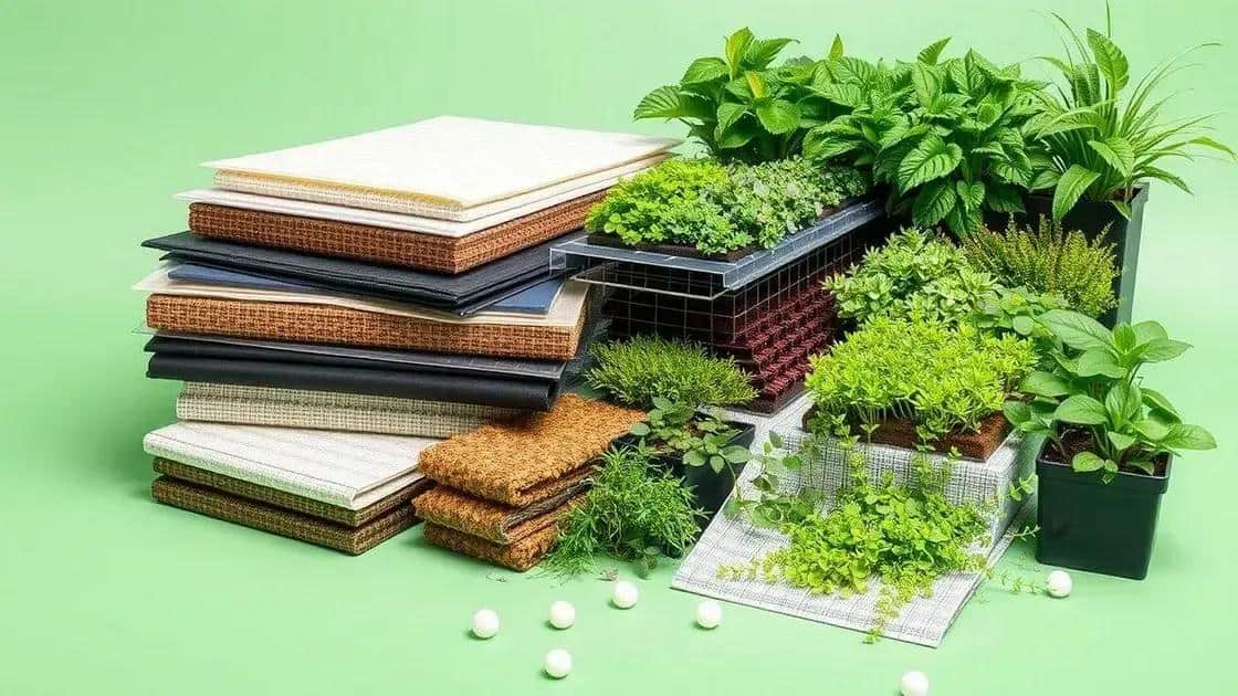 Materiais ideais para telhados verdes leves