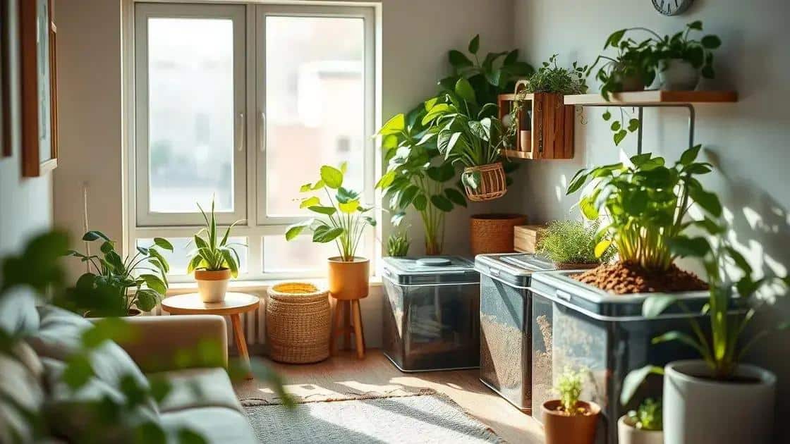 Benefícios da compostagem em apartamento