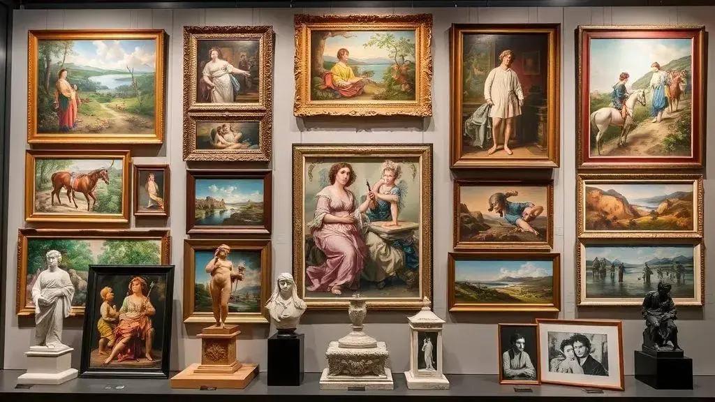 Os tipos de arte mais valorizados no mercado