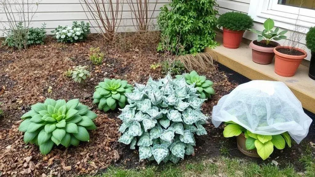 Como proteger plantas no inverno