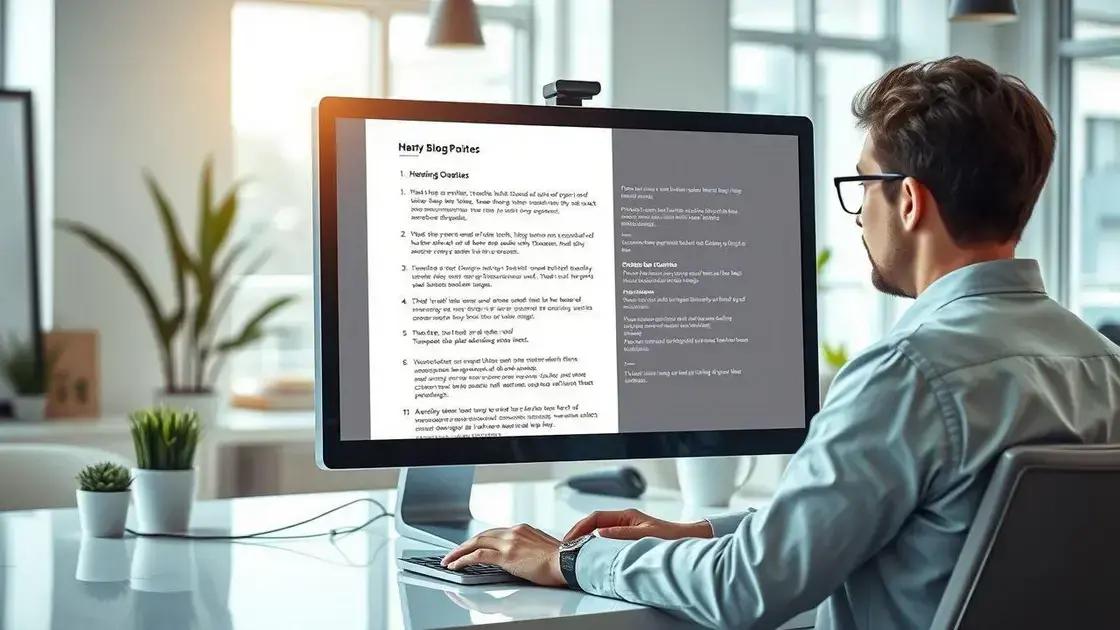 organizando o texto para facilitar a leitura e o SEO