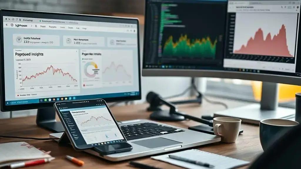 Identificar problemas de carregamento e core web vitals Identificar problemas de carregamento e core web vitals